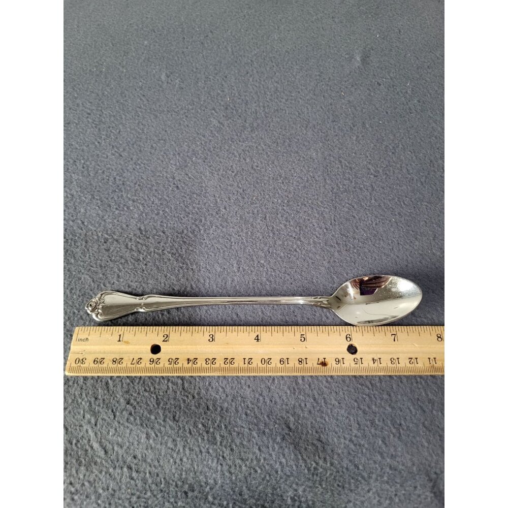 ONEIDA USA ARBOR ROSE- TRUE ROSE Iced Tea Long Spoons Set of 12 Stainless Steel - Picture 7 of 7
